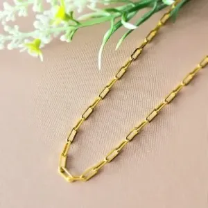 colar ouro choker cartier liso