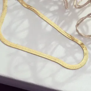 colar ouro choker fita 5mm