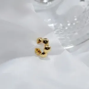 piercing ouro 5 meia bolinhas agarradinho
