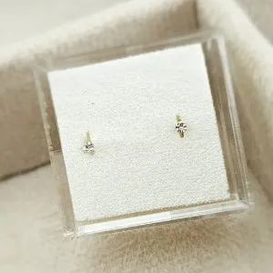piercing prata furo mini ponto de luz