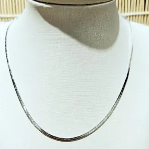 colar choker rodio fita 2mm