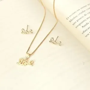 conjunto ouro love liso