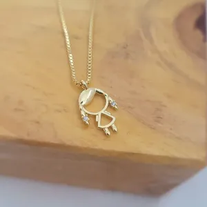 colar ouro menina
