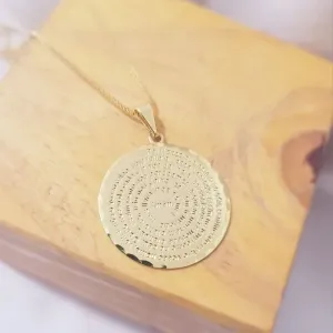 colar ouro pai nosso