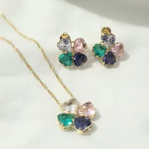 conjunto ouro flor colors