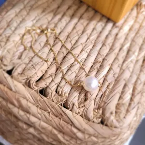 pulseira ouro perola