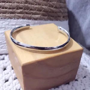pulseira rodio bracelete liso
