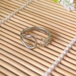 anel rodio gota 2 aros