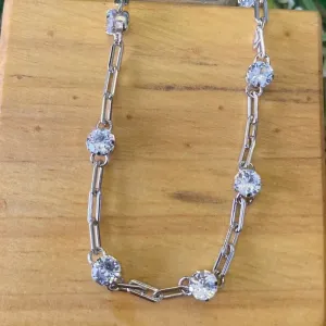 colar rodio choker cartier pedras cristais