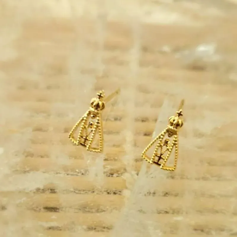 Brinco ouro nossa senhora