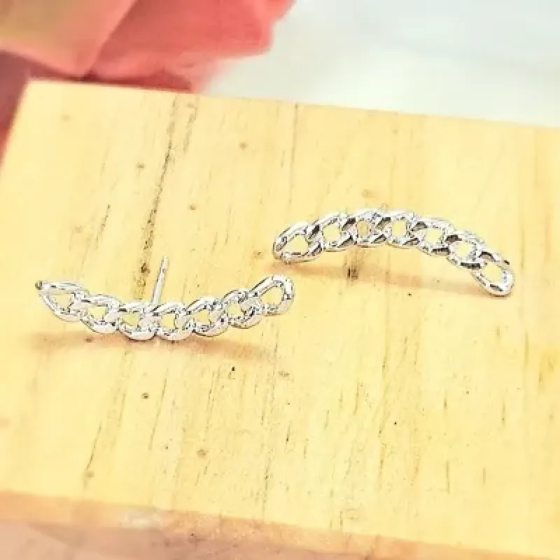 brinco rodio ear cuff elos