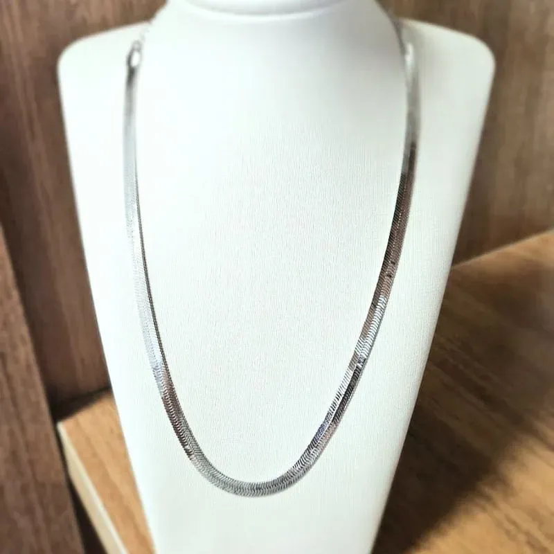 colar choker ouro fita 4mm