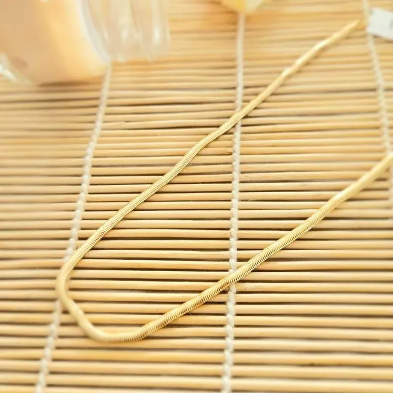 colar ckoker ouro snake 3mm
