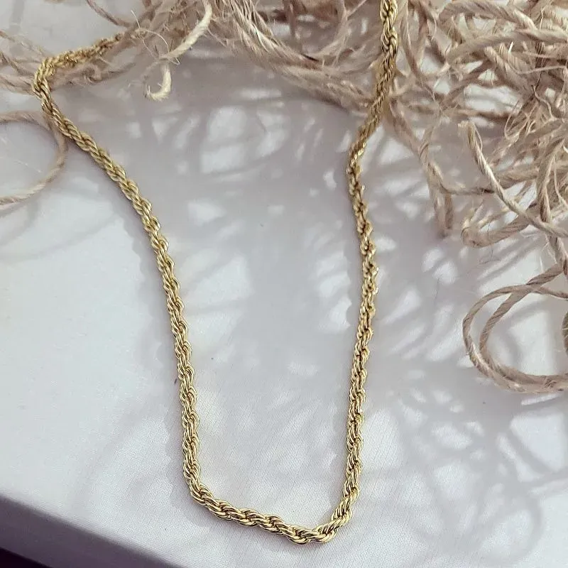 colar ouro choker cordão baiano