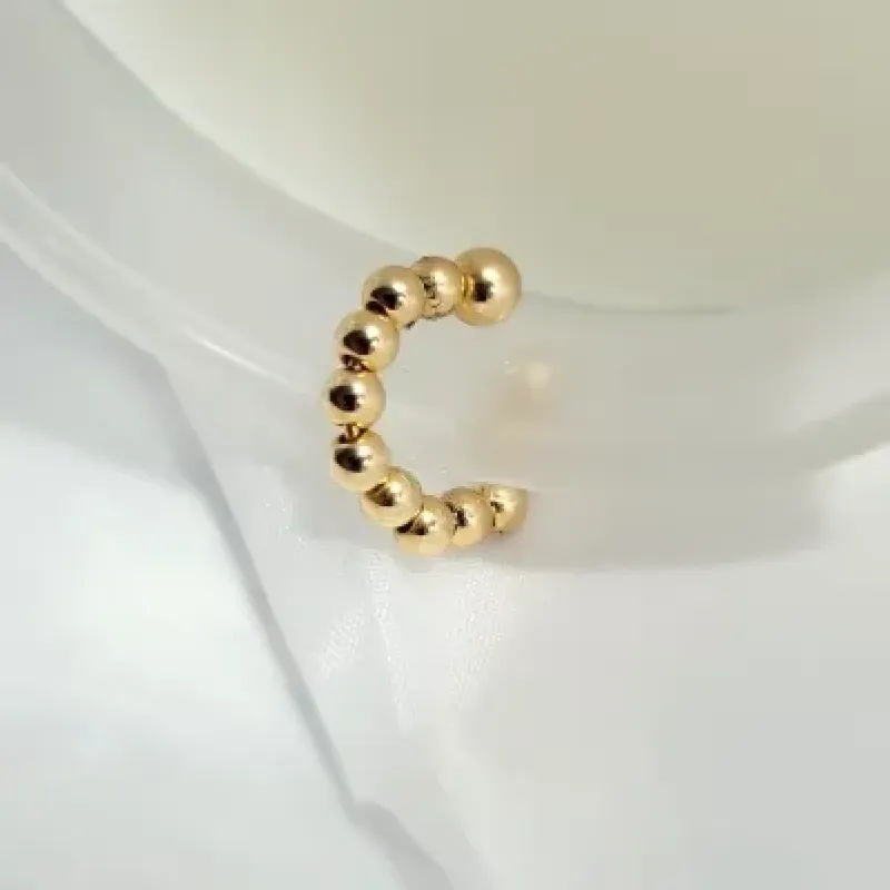 piercing ouro bolinhas