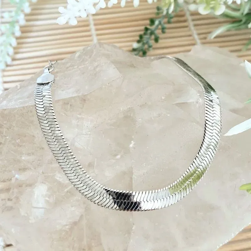 pulseira rodio fita 5mm