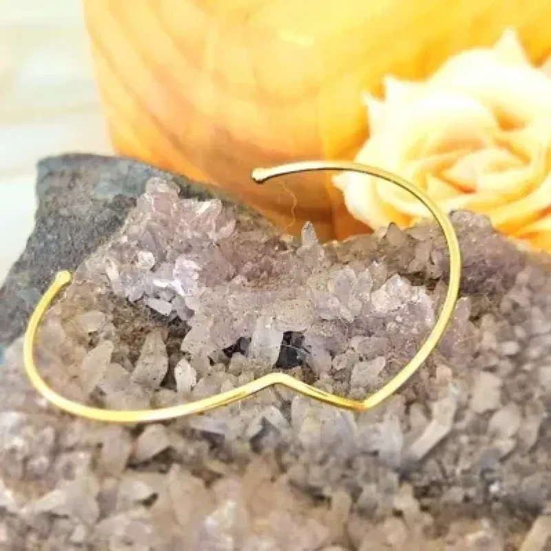 pulseira ouro bracelete detalhado liso