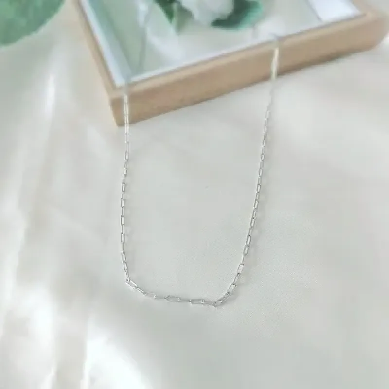 Colar rodio cartier fina lisa