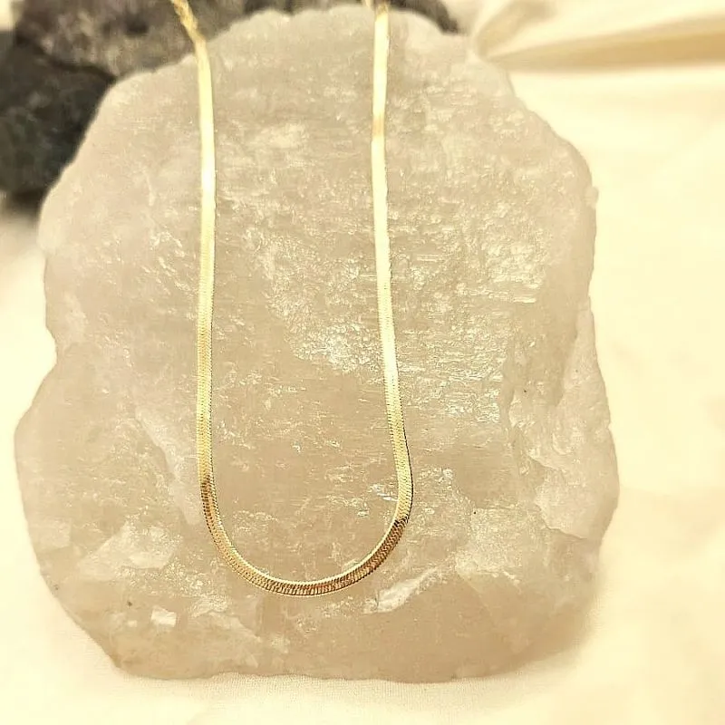 colar choker ouro fita 2mm