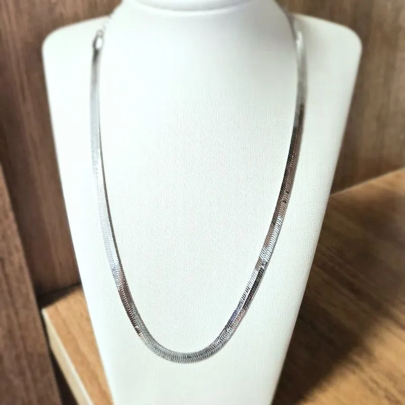colar choker ouro fita 4mm