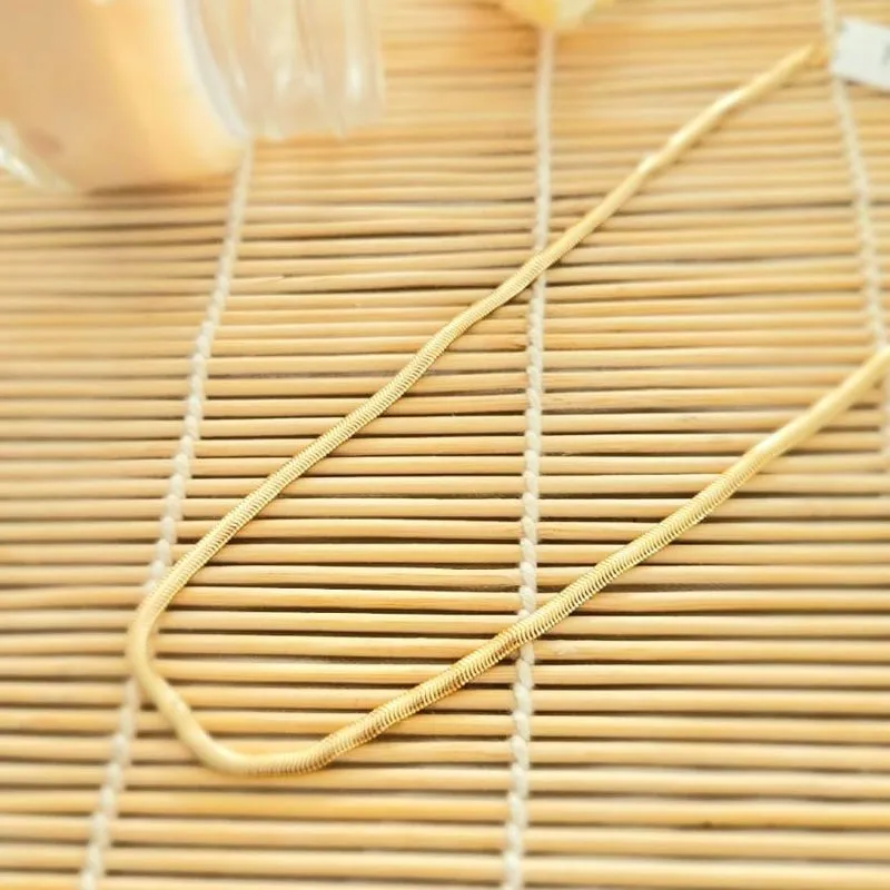 colar ckoker ouro snake 3mm