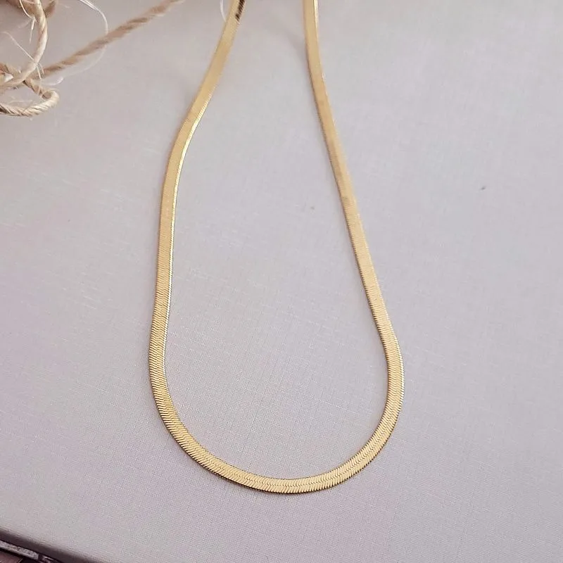 colar ouro choker fita 3mm