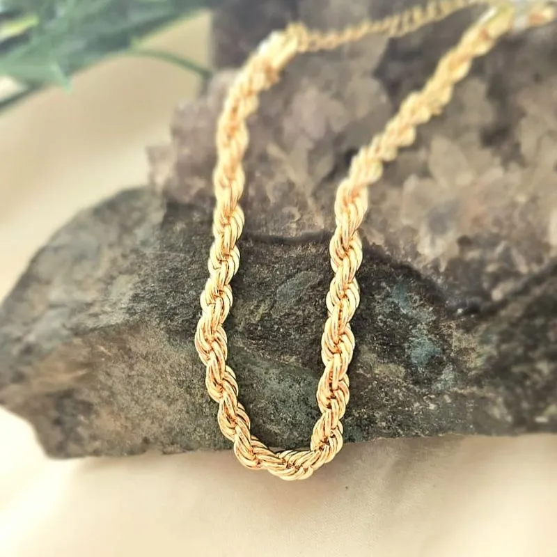 pulseira ouro cordão baiano