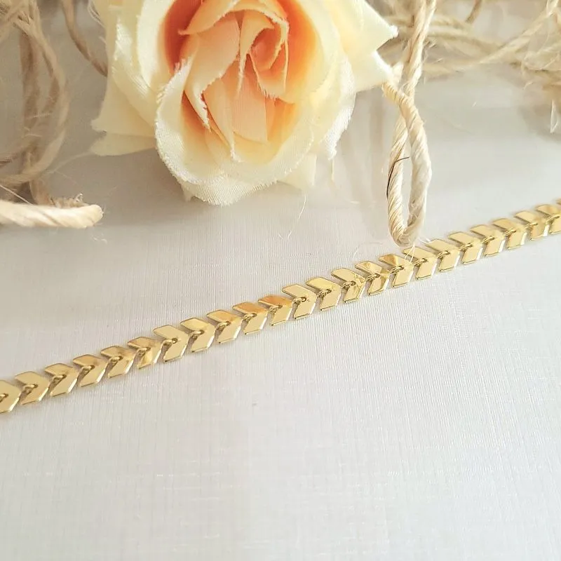 pulseira ouro escama de peixe