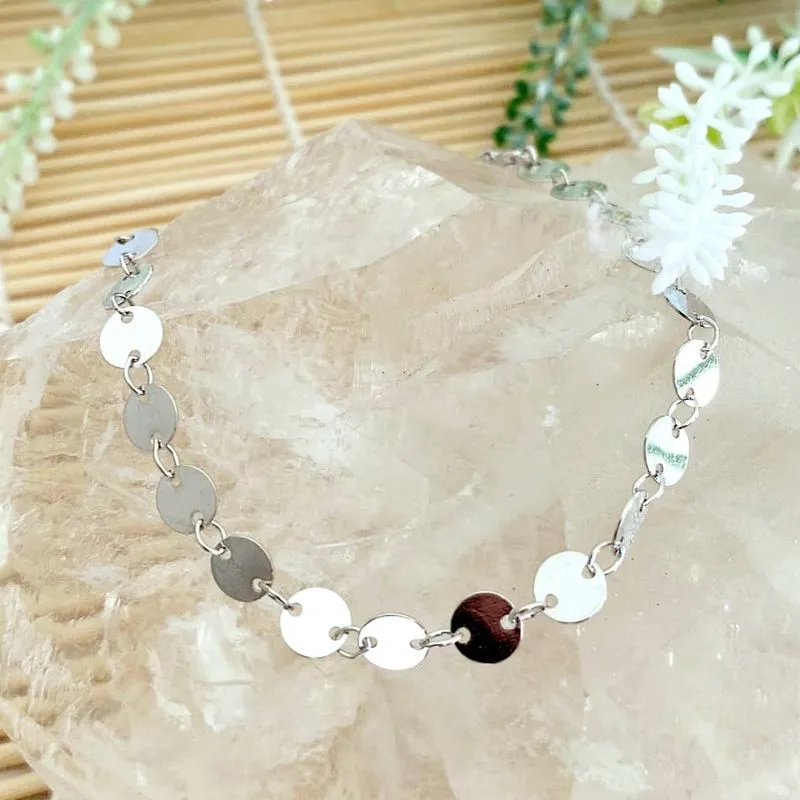 pulseira rodio plaquinhas
