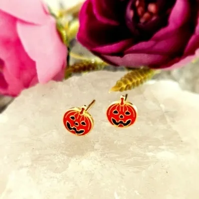 brinco infantil abobora halloween