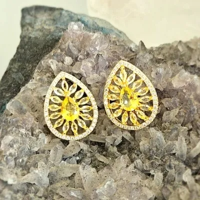 brinco ouro gota meio gota amarelinha volta navetes amarelinhos volta zirconias