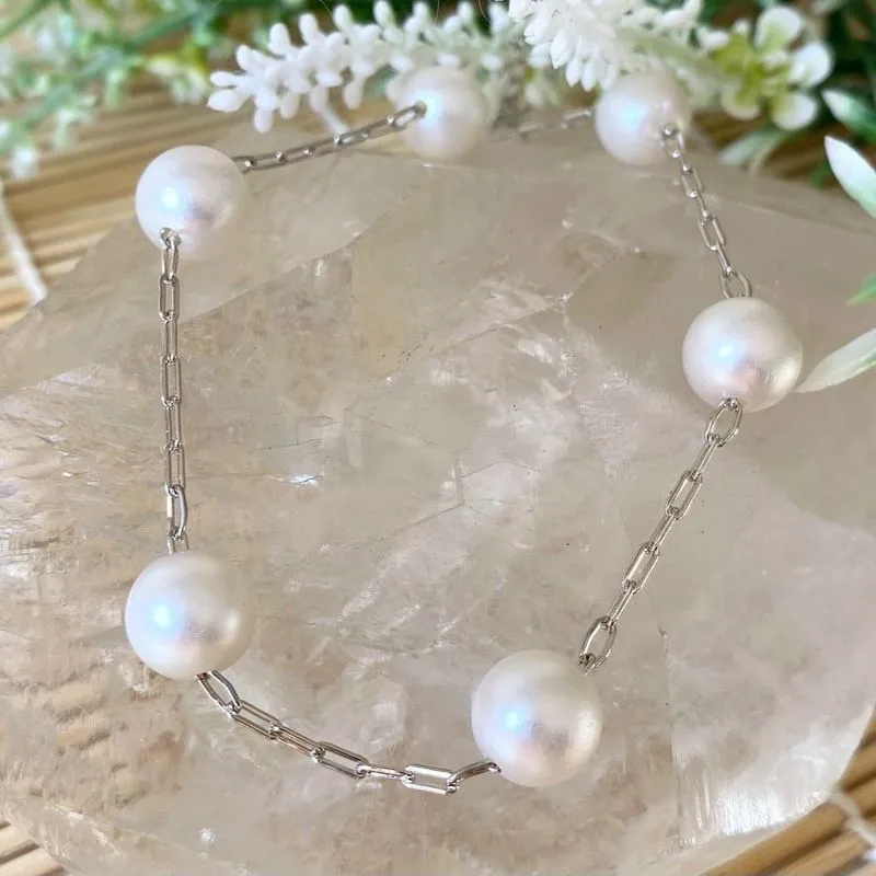 colar rodio choker perolas