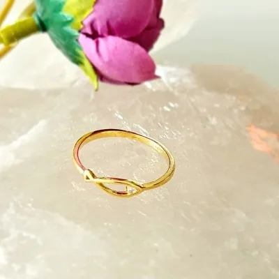 anel ouro peixe fino