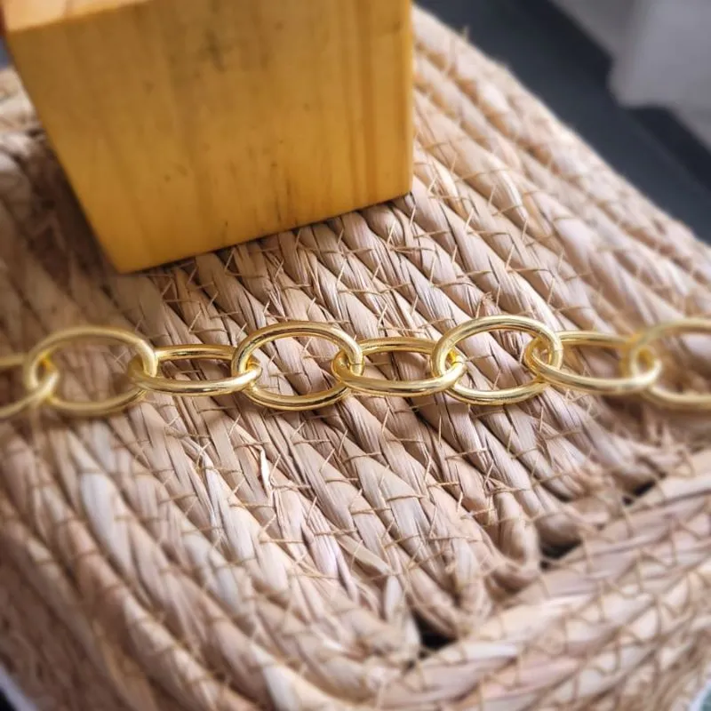 pulseira ouro elos