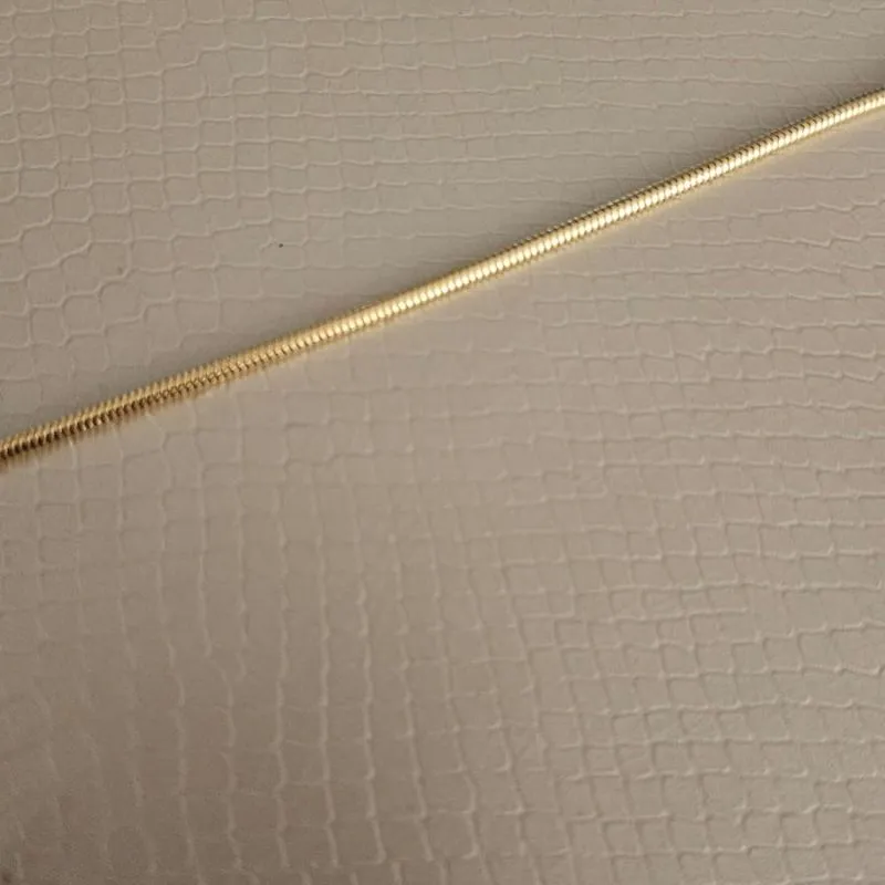 pulseira ouro snake roliça