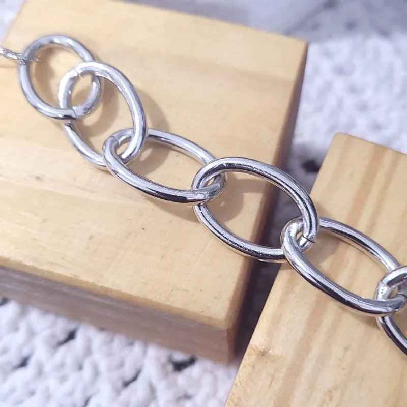 pulseira rodio elos